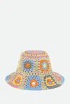 Weekend Max Mara Cappello Crochet In Multicolore
