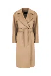 Weekend Max Mara Belted Wool Coat