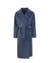 Weekend Max Mara Blue Resin Coat