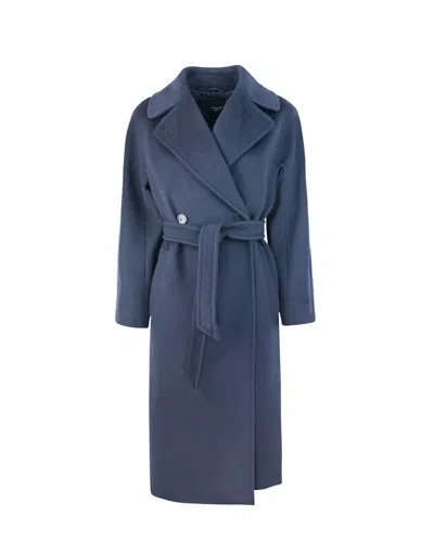 WEEKEND MAX MARA BLUE RESIN COAT