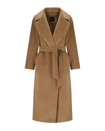 Weekend Max Mara Cappotto Tempera Cammello In Brown