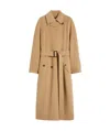 Weekend Max Mara Cappotto Trench In Lana Double - Cammello In Brown