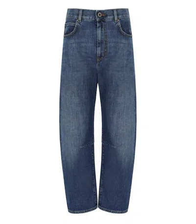 Weekend Max Mara Caprile Blue Barrel Jeans