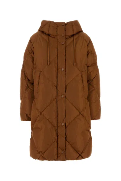 Weekend Max Mara Caramel Nylon Guelfo Down Jacket