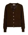 Weekend Max Mara Cardigan Bolero Marrone In Brown