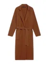 Weekend Max Mara Long-sleeved Wool Cardigan In Brown