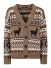 Weekend Max Mara Weekend Maxmara Ovatta Cardigan Camel In Brown