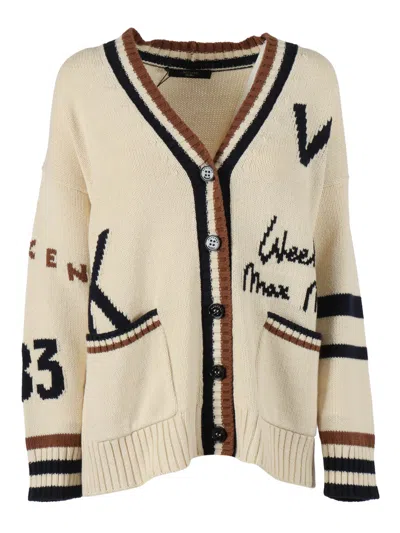 Weekend Max Mara Cardigan In Multi