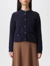 Weekend Max Mara Cardigan Woman  In Blue
