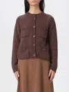 Weekend Max Mara Cardigan Woman  In Brown