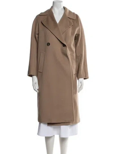 Pre-owned Weekend Max Mara Cashmere Coat W/ Tags In Neutral