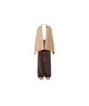 Weekend Max Mara Cashmere Hooded Shawl In Brown