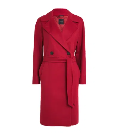 Weekend Max Mara Cashmere Lunar New Year Overcoat In Red