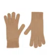 Weekend Max Mara Weekend Accessori 2 Camel Cashmere Gloves In Brown