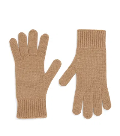 WEEKEND MAX MARA CASHMERE MONOGRAM GLOVES