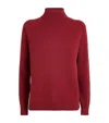 Weekend Max Mara Cashmere Rollneck Sweater In Red