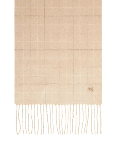 Weekend Max Mara Cashmere Scarf In Neutral