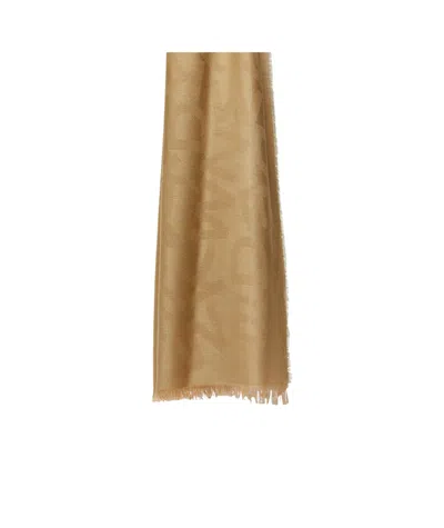 Weekend Max Mara Cashmere Scarf In Nude