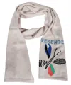 Weekend Max Mara Cashmere Scarf In Gray