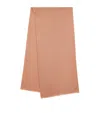 Weekend Max Mara Cashmere-silk Stole Scarf In Yellow