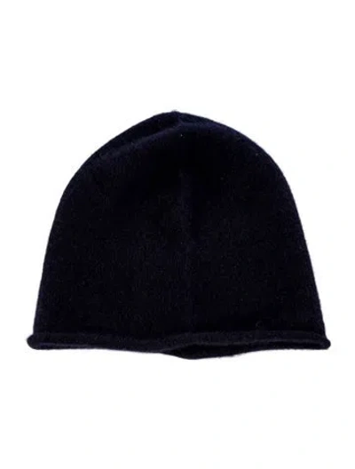 Pre-owned Weekend Max Mara Cashmere Winter Hat In Blue