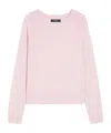 Weekend Max Mara Rania Sweater In Silk And Cotton Yarn In Pink