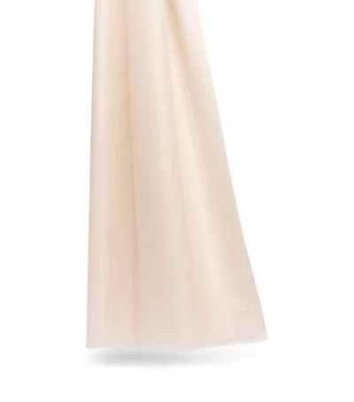 Weekend Max Mara Cashmere-silk Scarf In Beige