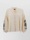 Weekend Max Mara Casual Mandarin Collar Long Sleeves Top