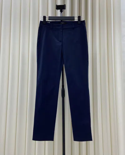 Weekend Max Mara Casual Pants With Belt Loops In Blue