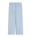 Weekend Max Mara Casual Pants With Belt Loops In Blue