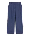 Weekend Max Mara "malizia Linen Nattè In Blue