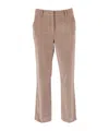Weekend Max Mara Casual Pants With Belt Loops In Brown