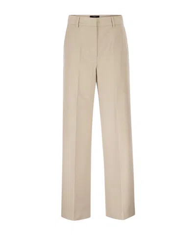 Weekend Max Mara Casual Pants With Belt Loops In Brown