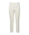 Weekend Max Mara Casual Pants With Belt Loops In White