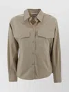 Weekend Max Mara Casual Shirt With Chest Pockets And Collared Neck
