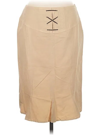 Pre-owned Weekend Max Mara Casual Skirt In Tan