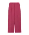 Weekend Max Mara Casual Wide-legged Trousers In Pink