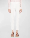 WEEKEND MAX MARA CECCO CROPPED STRETCH COTTON PANTS