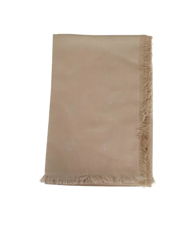 Weekend Max Mara Cedro Jacquard Fringe Scarf In Metallic