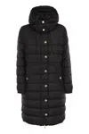 Weekend Max Mara Weekend Maxmara Cerbero Slim Fit Down Jacket In Water Repellent Taffeta In Black
