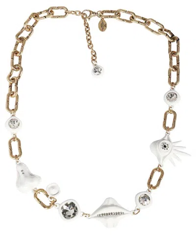 Weekend Max Mara Chain Necklace In Gold