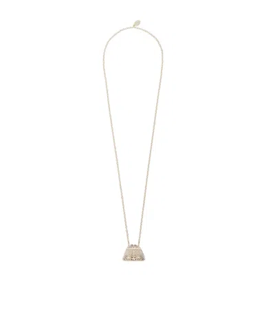 Weekend Max Mara Chain Necklace With Pasticcino Bag Charm