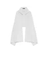 Weekend Max Mara Chal Con Capucha De Cachemira - Blanco Optico In White