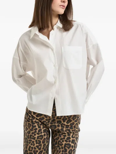 Weekend Max Mara Chest-pocket Shirt In White