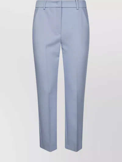 Weekend Max Mara Cigarette Pants In Stretch Bistretch In Blue