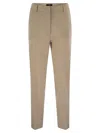 Weekend Max Mara Canon - Wool Cigarette Trousers In Brown
