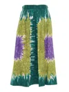 Weekend Max Mara Circeo Skirt In Green