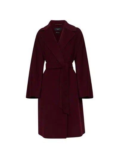 Weekend Max Mara Civada Coat In Red