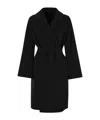 Weekend Max Mara Resina Wool Coat In Black
