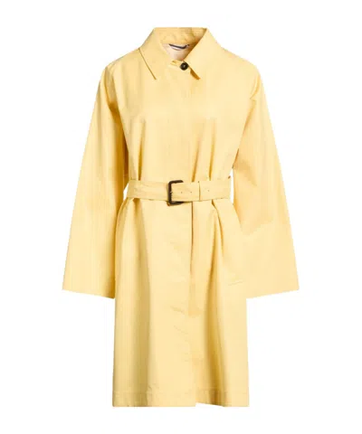 Weekend Max Mara Classic Long Trench Coat In Gold